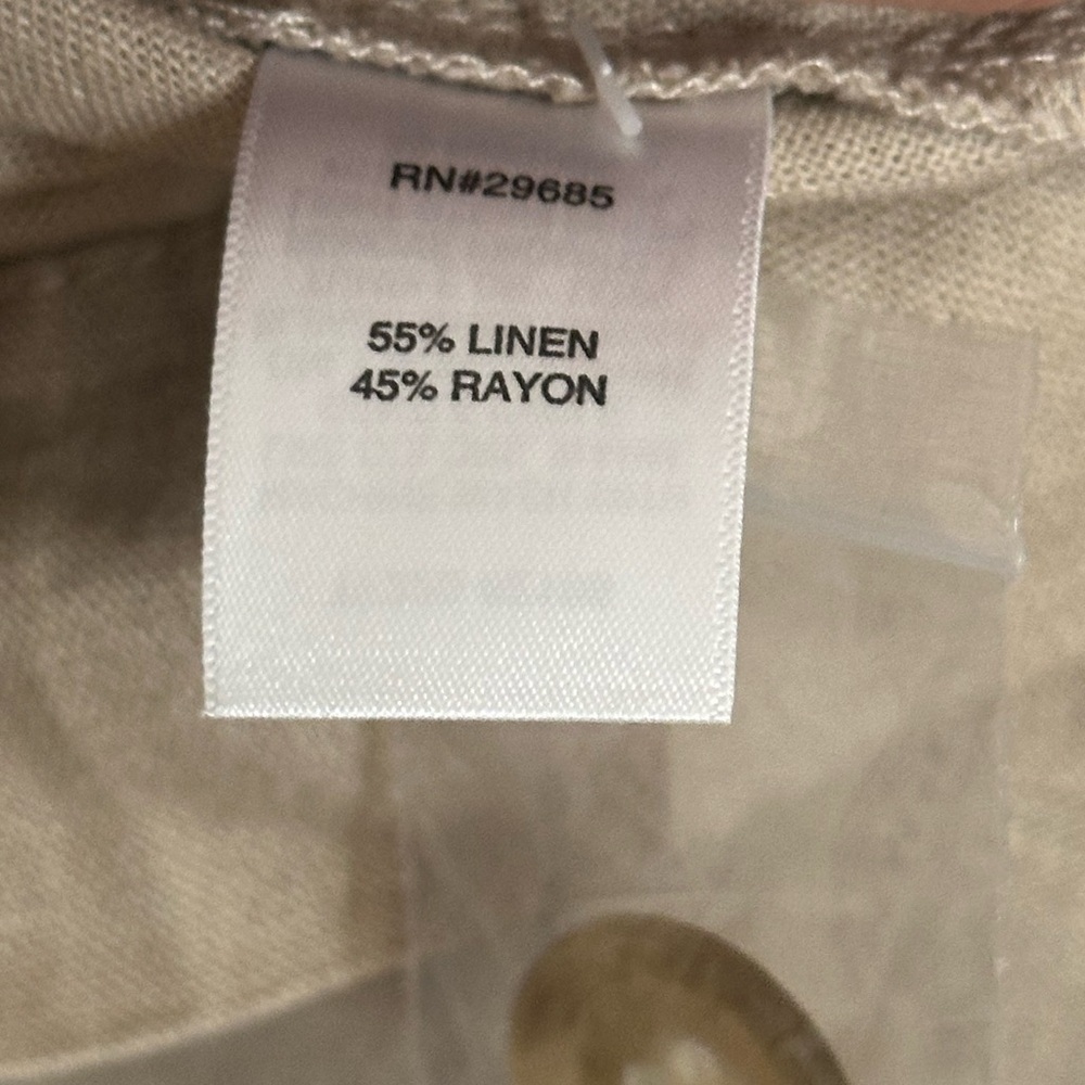 Pendleton Lightweight Jacket Beige Linen Rayon Po… - image 4